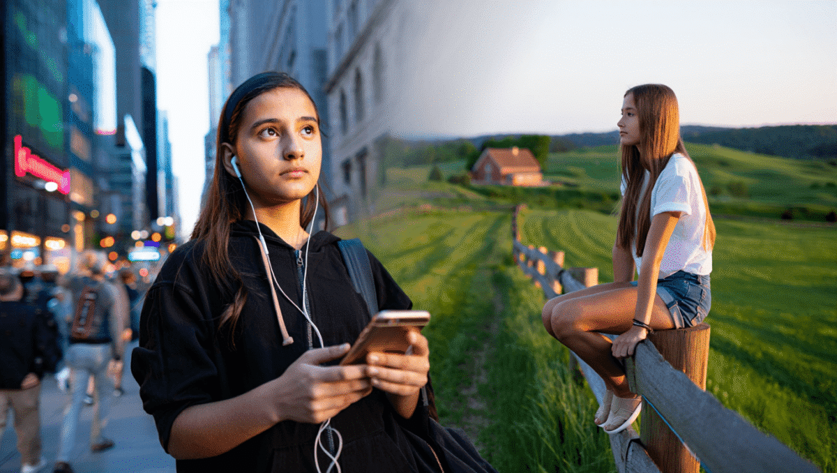 Ville ou campagne : quand le lieu de vie pèse différemment sur le mental des jeunes