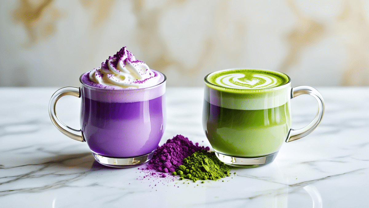 Cette boisson violette fait sensation sur TikTok : que vaut-elle vraiment par rapport au matcha ?