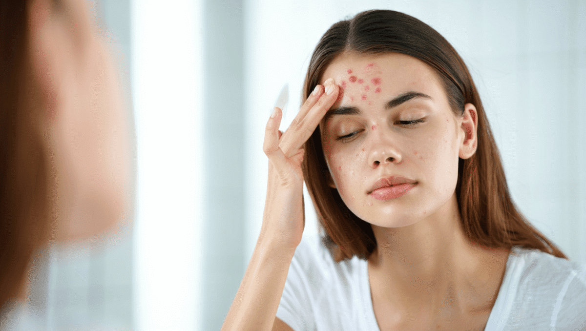 Dermatologie – 30 sept. 2023Tout savoir sur l’acné L'acné est une affection cutanée commune bénigne, qui peut cependant avoir des conséquences psychologiques et altérer la qualité de vie pour la personne qui en est atteinte. Elle survient principalement lors des modifications hormonales, notamment à l’adolescence, et atteint les glandes de la peau ce qui entraîne une sécrétion excessive de sébum. Nos médecins généralistes et dermatologues vous aident à comprendre comment se manifeste l’acné et vous présentent les différentes solutions pour la traiterEn savoir plus