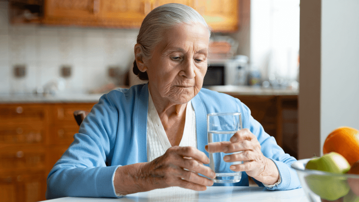 Hydratation chez les personnes âgées : quand la sensation de soif est absente