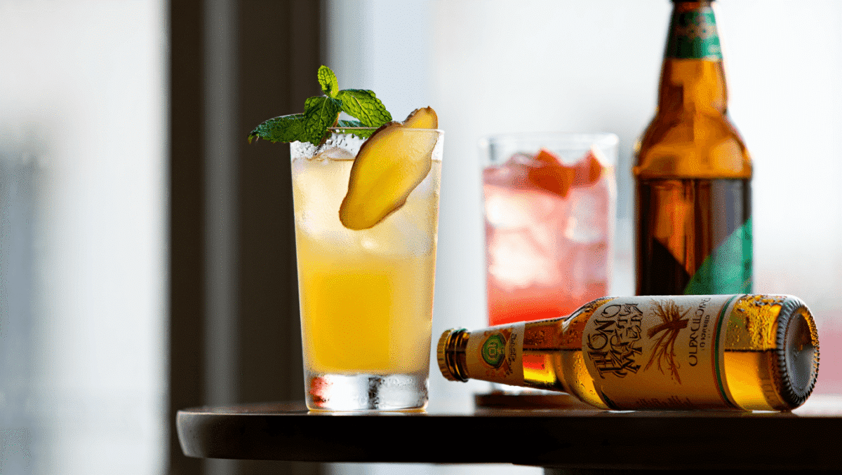 Ginger beer : une alternative à la bière ? Sans alcool… mais avec jusqu’à 25 g de sucre !