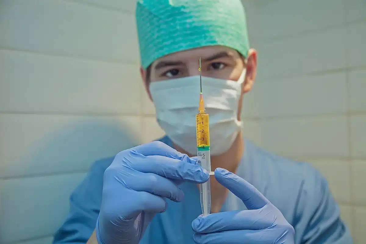 Affiche de vaccination contre le HPV dans une clinique